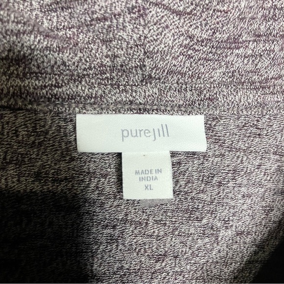 J. Jill Purejill heathered cowl neck dress pockets size XL - Picture 3 of 6